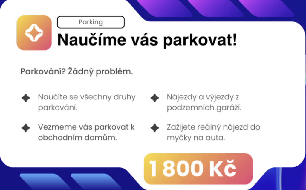 MeGo kurz parkování Brno