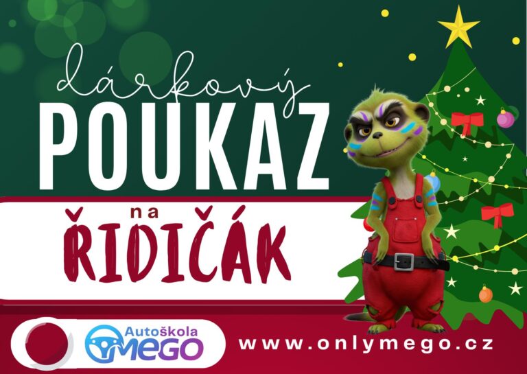 Autoškola dárkový poukaz